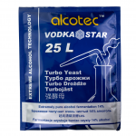 Турбо дрожжи спиртовые Alcotec Vodka Star, 66 г